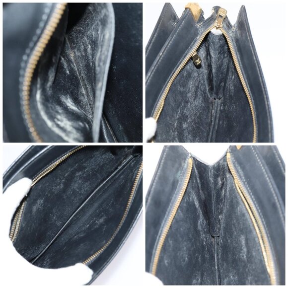 LOUIS VUITTON Epi Angian Shoulder Bag 2way Black - Picture 15 of 16